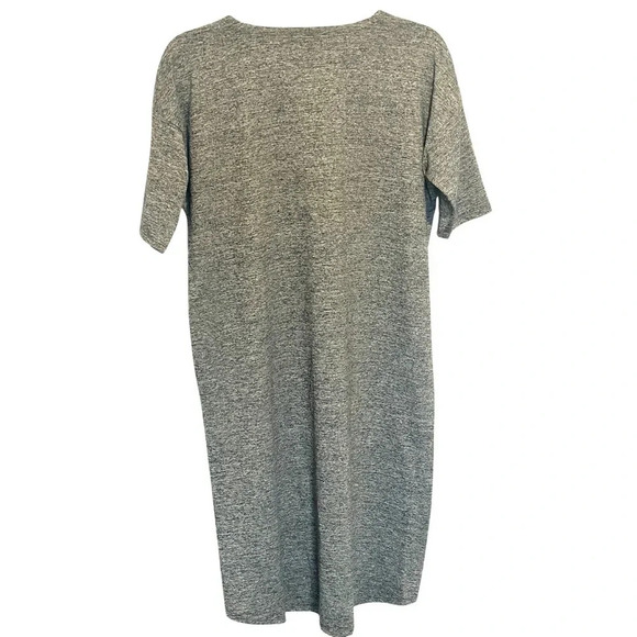 Eileen Fisher Active T-Shirt Dress High Low Hem in Grey Melange Women’s XXS - Picture 3 of 5